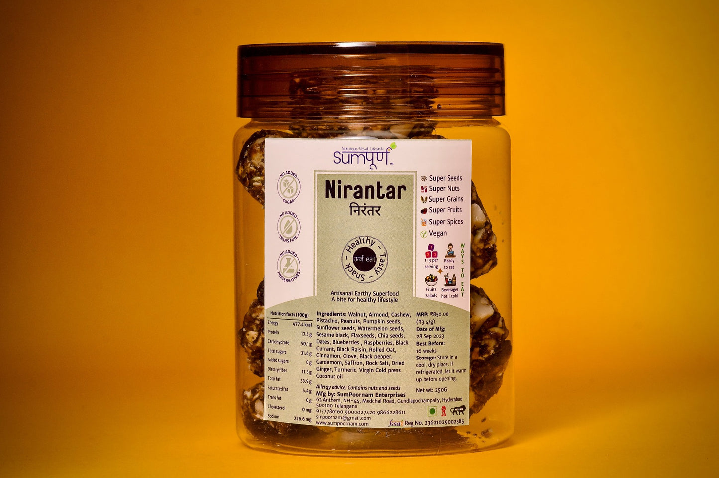 Nirantar 250 grams jar