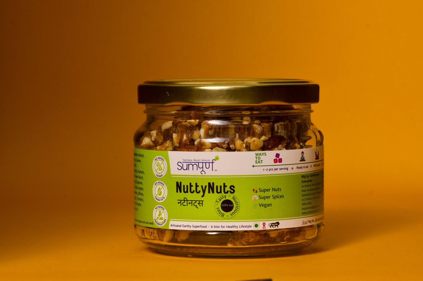 NuttyNuts 150 grams jar