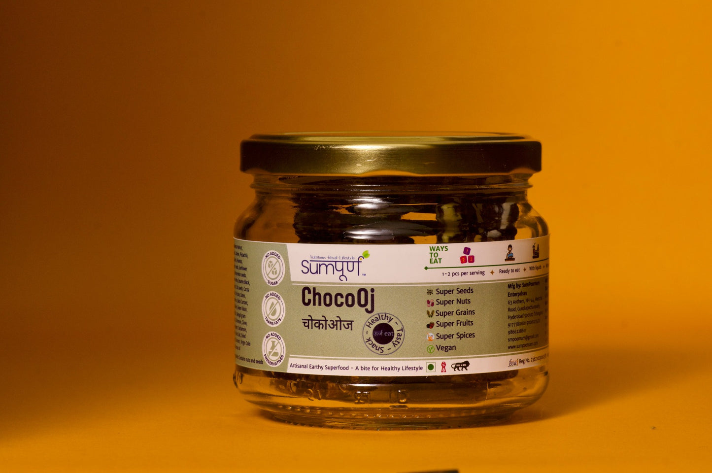 ChocoOj 150 gram jar