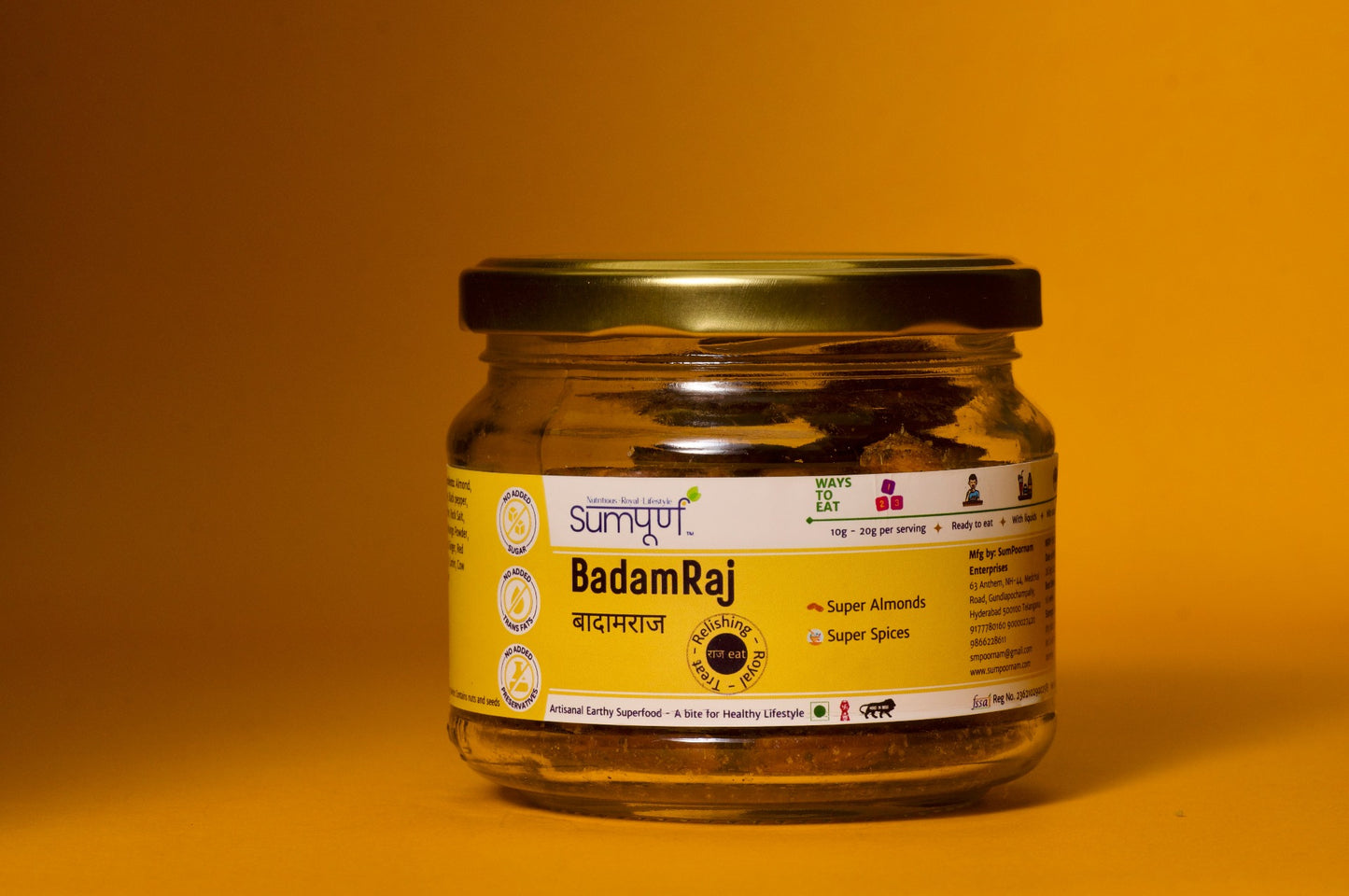 BadamRaj 150 gram jar